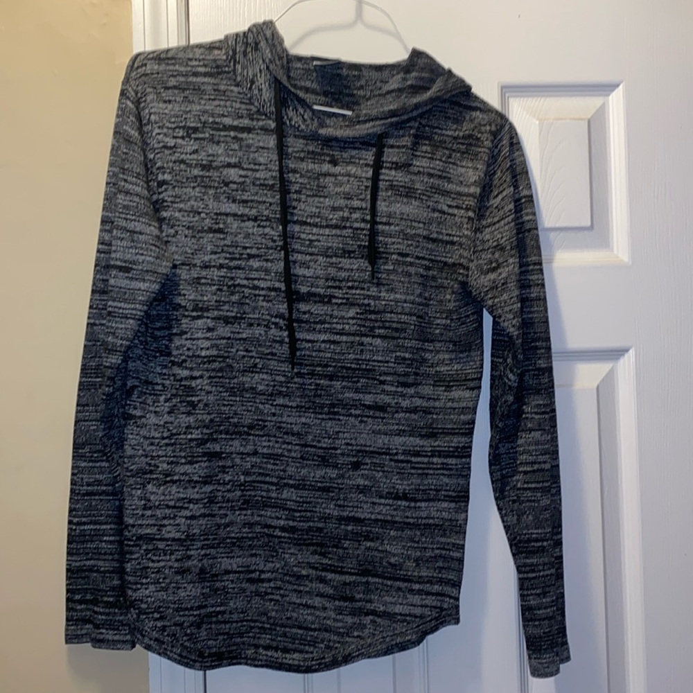Mens l/s with hood